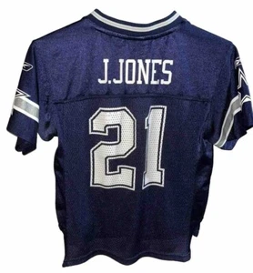 Reebok NFL Dallas Cowboys #21 Julius Jones Youth Jersey Size 7 L (Little Kids) - Picture 1 of 7