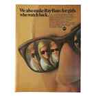 Ray Bans Sunglasses for Girls Who Watch Back Ray-Ban Vintage Magazine Print Ad