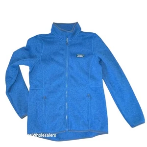 L.L.Bean Fleece Jacket Full Zip Outdoor Activewear Blue Coat Womens Size S - Picture 1 of 6
