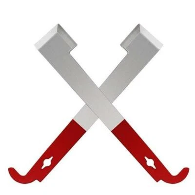 2 X J Hive Tool Beekeeping Stainless Steel J Type Australian Style Hive Tool - image 1 of 2