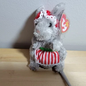TY Beanie Baby - JANGLEMOUSE el ratón de vacaciones (6 pulgadas) - Peluche MWMTs - Imagen 1 de 1