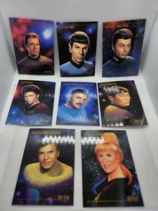 1993 Skybox Master Series Star Trek Trading Cards 1-8 Original Crew TOS NM - Picture 1 of 17