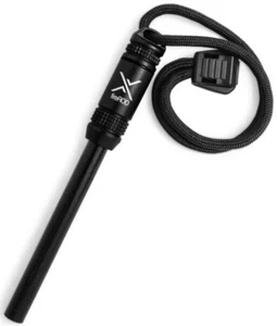 EXOTAC FIREROD V2 FERROCERIUM ROD FEUERSTARTER + ZUNDERFACH (SCHWARZ) - Bild 1 von 9