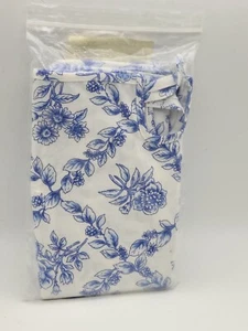 Longaberger Basket Bankers Waste Liner Cottage Trellis Blue White Core NEW - Picture 1 of 2