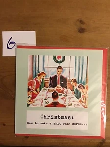 Weihnachtskarte lustig  - Bild 1 von 2