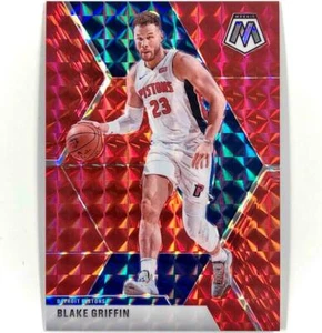 2019-20 Mosaico Panini #37 Blake Griffin Choice Red Fusion Prizm/88 Pistons Nuovi di Stato - Foto 1 di 2