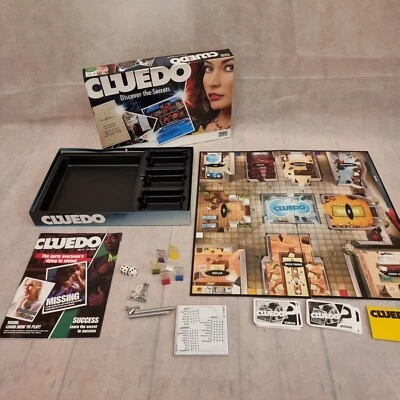 Cluedo Board Game 'Discover The Secrets' Board Game by Parker 2008 ~ Complete - Image 1 of 4
