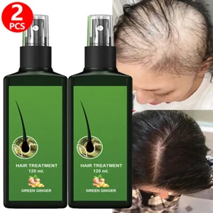 2PCS Natural Herbal Hair Growth Essence Spray Anti Hair Loss Fast Grow Treatment - Picture 1 of 14