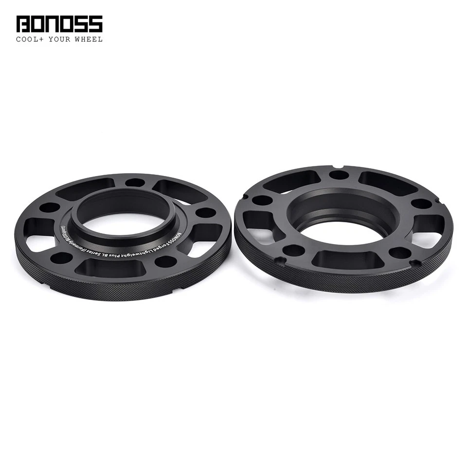 Espaçadores de roda pretos 2 peças 10 mm 5x120 BMW M5 E60 E61 E34 E28 525i 528e 535i 530i - Imagem 1 de 4