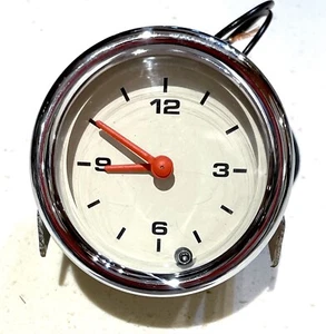 Rover Mini MPI Instrument Clock Smiths Beige, with Chrome Trim (CA1100-06C) - Picture 1 of 2