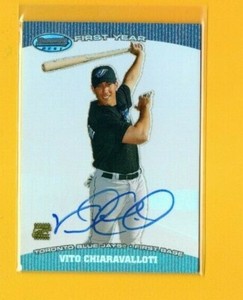 D15030 2004 Bowman's Best #VC Vito Chiaravalloti RAYS AUTOGRAPH