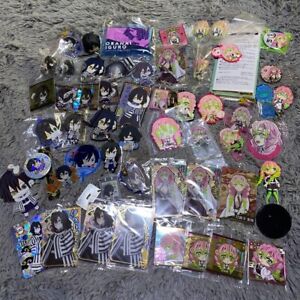 Demon Slayer Mitsuri kanroji Iguro Obanai Badge Strap Card set Lot Bulk