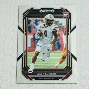 Zay Flowers RC 2023 Panini Prizm Draft Picks Boston College/ Baltimore Ravens - Picture 1 of 4
