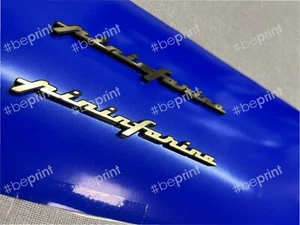 SCRITTA STEMMA PININFARINA GOLD  ALFA ROMEO SPIDER LATERALE logo emblem SIGN - Foto 1 di 3