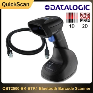 Datalogic QBT2500-BK-BTK1 Bluetooth Barcode Scanner Wireless 2D QR 1D Bar Code - Picture 1 of 6