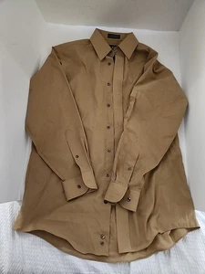 Stafford Langarm Button Down faltenfreies Herrenhemd Größe 151/2 32/33 - Bild 1 von 7