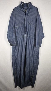 Key Coveralls Grey Herringbone Denim Size XLS Mechanic - Picture 1 of 18