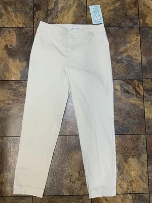 Pantalones al tobillo Coldwater Creek 8p Pull-On Anywear ShapeMe® nuevos con etiquetas Foto 1 de 4