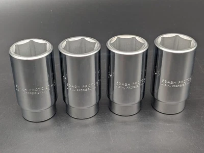 Four - Proto 5342H Professional 1-5/16" 6-Point Deep Sockets 1/2" Drive - USA - Image 1 of 4