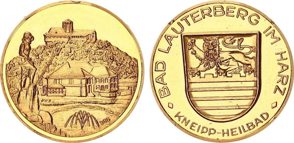 Deutschland / Harz - Bad Lauterberg Goldmedaille - Neuerer Städte Dukat  131503 - Bild 1 von 1