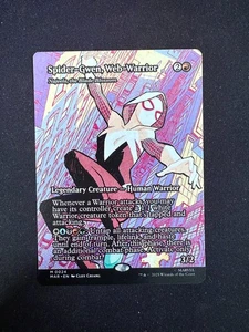 Spider-Gwen, Web-Warrior (BORDERLESS) Marvel's Spider-Man - Magic/MTG - Picture 1 of 2