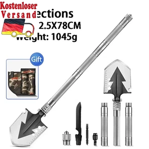 Multifunctional Folding Shovel Outdoor Vehicle Mounted Engineer Shovels Tourism  - Bild 1 von 10