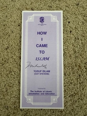 Muhammad Ali Signed Pamphlet  How I Came To Islam - Image 1 of 3