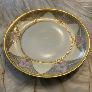 Plato de mariposa Hutschenreuther Selb pintado a mano y firmado - Imagen 1 de 5