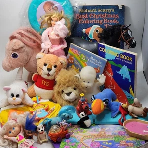 Vintage Mädchen Spielzeug Lot G 1980er 1990er MLP Barbie Pound Purries Shirt Tales Puffkin - Bild 1 von 22