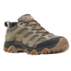 MERRELL Mens Moab 3 Hiking Shoes US 11 Wide EU 45 Green Black Waterproof NIB - Picture 1 of 13