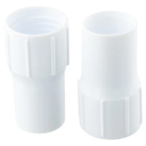 Conexión de manguera de succión de piscina de plástico blanco 2 piezas - Imagen 1 de 16