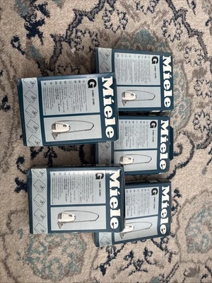 Lot 25(5x5) OEM Miele G Intensive Clean Plus Vacuum Bags S400i S448i NOS BNIB - Image 1 of 3