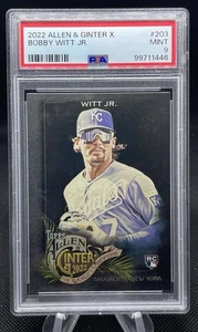 Bobby Witt Jr ROOKIE RARE 2022 Topps Allen Ginter X PSA 9 - Bild 1 von 4