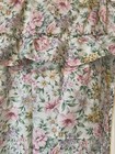 Cottagecore Vtg Springs Home Ruffled Shower Curtain Floral USA Made 66X67