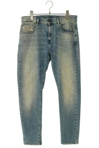 DIESEL Taglia: 31 2019 D-STRUKT-R Pantaloni Denim Elasticizzati Lavati Indaco 101152 - Foto 1 di 4