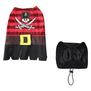 Clothes for Pets Dog Pirate Costume Large Breed Halloween Outfit - Picture 1 of 12