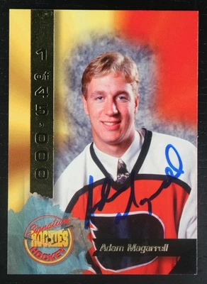 AUTOGRAPHED - Adam Magarrell Signature Rookies #53 Philadelphia Flyers 1994 NHL - Image 1 of 2