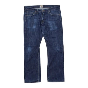 Pantalones de mezclilla Edwin corte regular para hombre W38 L32 azul Ed-47 botón mosca - Imagen 1 de 15