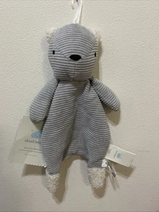 Cloud Island Teddy Bear Lovey Security Blanket Plush Gray Corduroy Target 11" - Picture 1 of 6