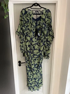 Mint Velvet Green Floral Print Midi Dress UK 18 - Picture 1 of 17
