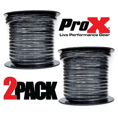 2 x ProX XC-412-100 100 Ft. 12 Gauge 4 Conductor 4-Core OFC Cable Speaker Wire - Image 1 of 4