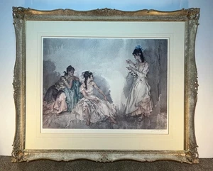 The Pendant - 1966 Signed Ltd Ed Fine Art Print by William Russell Flint Framed - Picture 1 of 8