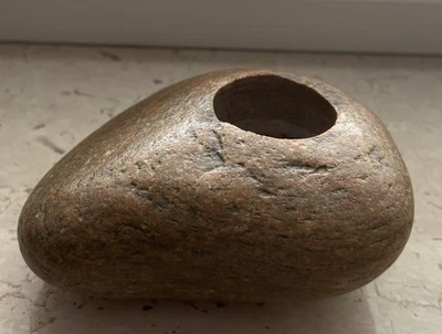 Teelicht STEIN Teelichthalter - vintage - Kerzenhalter - rustikal - Mittelalter - Bild 1 von 4