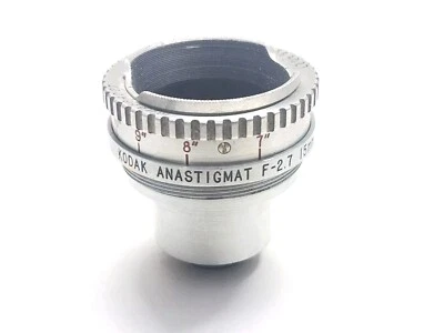 Kodak Anastigmat f/2.7 15mm Vintage Camera Lens EY498 - Image 1 of 4