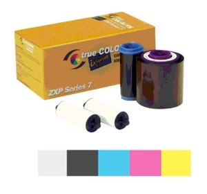 Zebra Ribbon TrueColours ZXP7 ix Series COLOR YMCKO 800077-740E - Picture 1 of 1