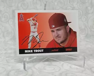 2022 Topps Throwback Thursday TBT Mike Trout 1955 Topps #38 LAA Angels - Picture 1 of 2