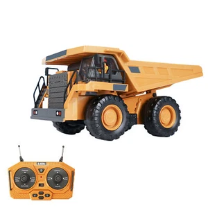 RC Dump Truck 1/24 2.4GHz 9CH RC Construction Truck w/Light Music for Kids G8R9 - Picture 1 of 14