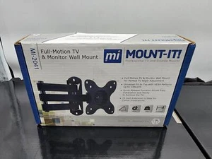 Mount-it Mi-2041 FULL MOTION Wall Mount for TV or Monitor up to 40 Inch - Picture 1 of 5
