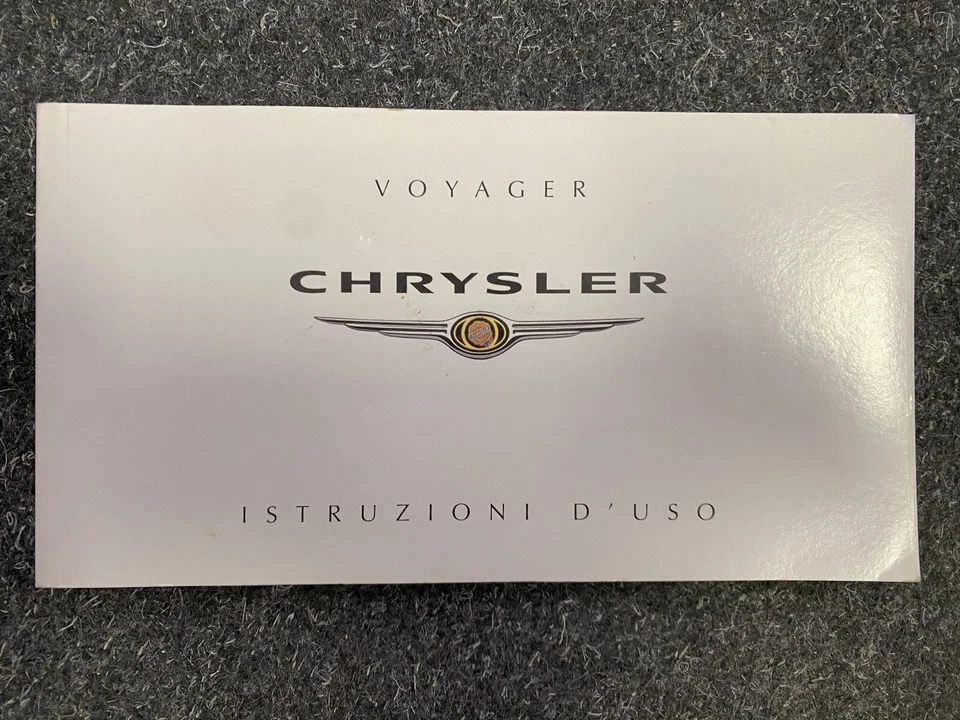 Libretto Uso E Manutenzione Chrysler Voyager - Italiano - Immagine 1 di 1