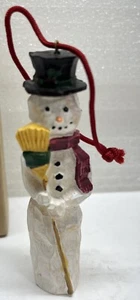 Snowman Christmas Tree Ornament From Avon Gift Collection - Picture 1 of 4